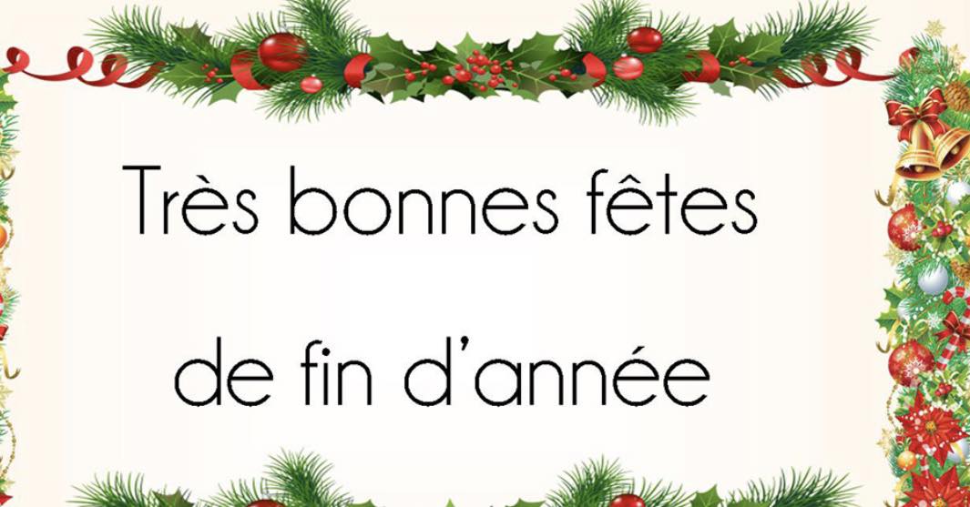 Lire la suite à propos de l’article Très bonnes fêtes de fin d&rsquo;année